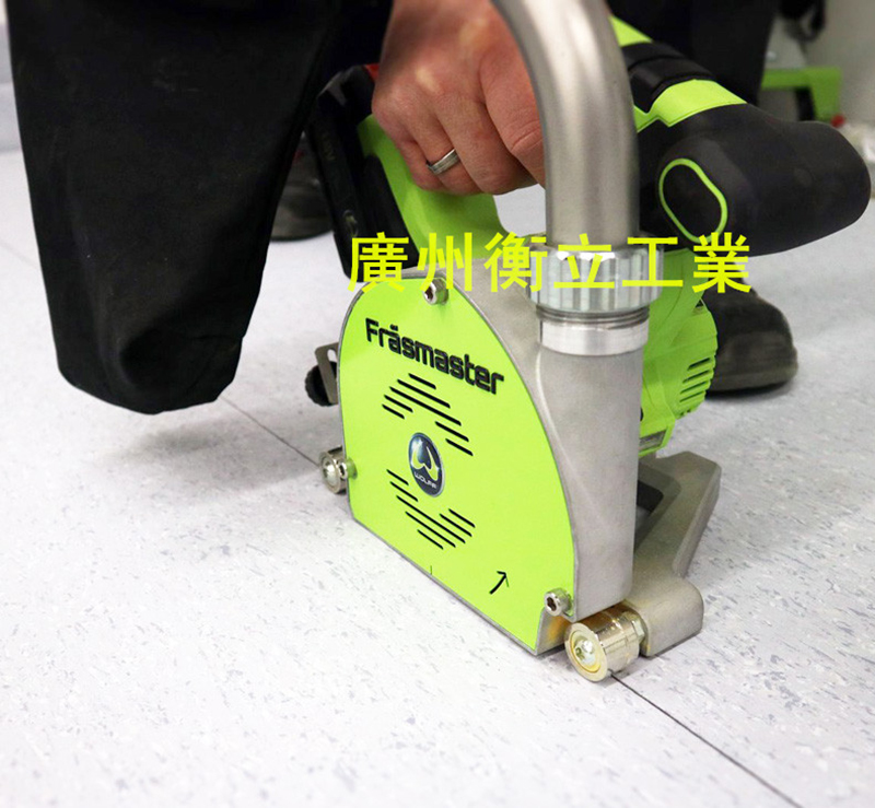 德國WOLFF沃爾夫鋰電爬坡開槽機(jī)應(yīng)用于彈性塑料地板開槽施工